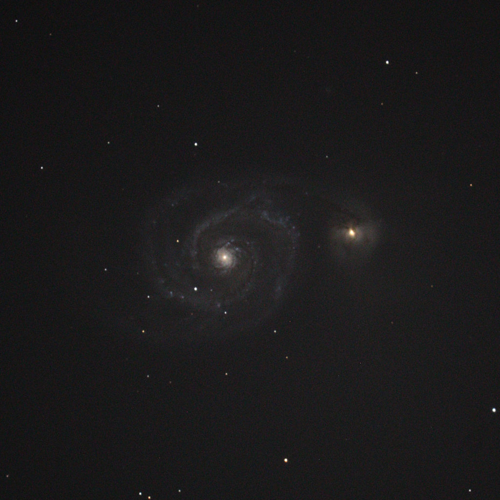 カレワラ天文台　M51（子持ち銀河）