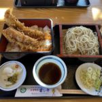 特大穴子天丼森蕎麦付きo(^^o)