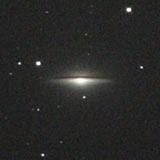 おとめ座の系外銀河ソンブレロM104
