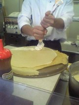 クレープに包まれる前